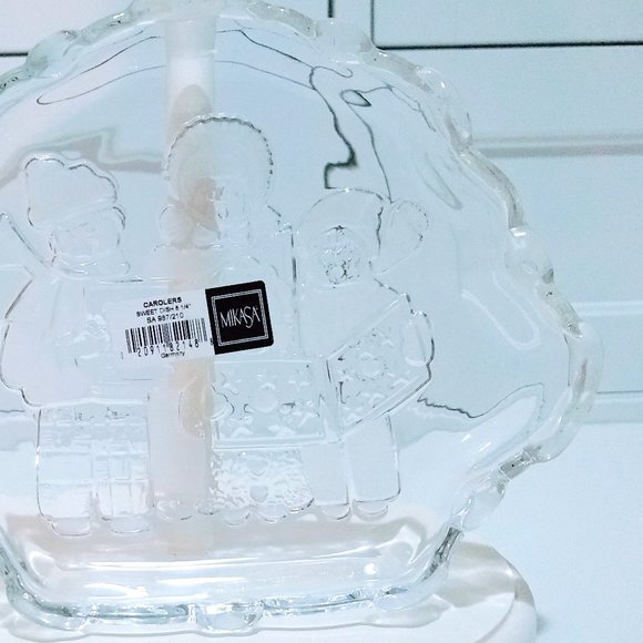 MIKASA Crystal Carolers Sweet Dish - Picture 6 of 9
